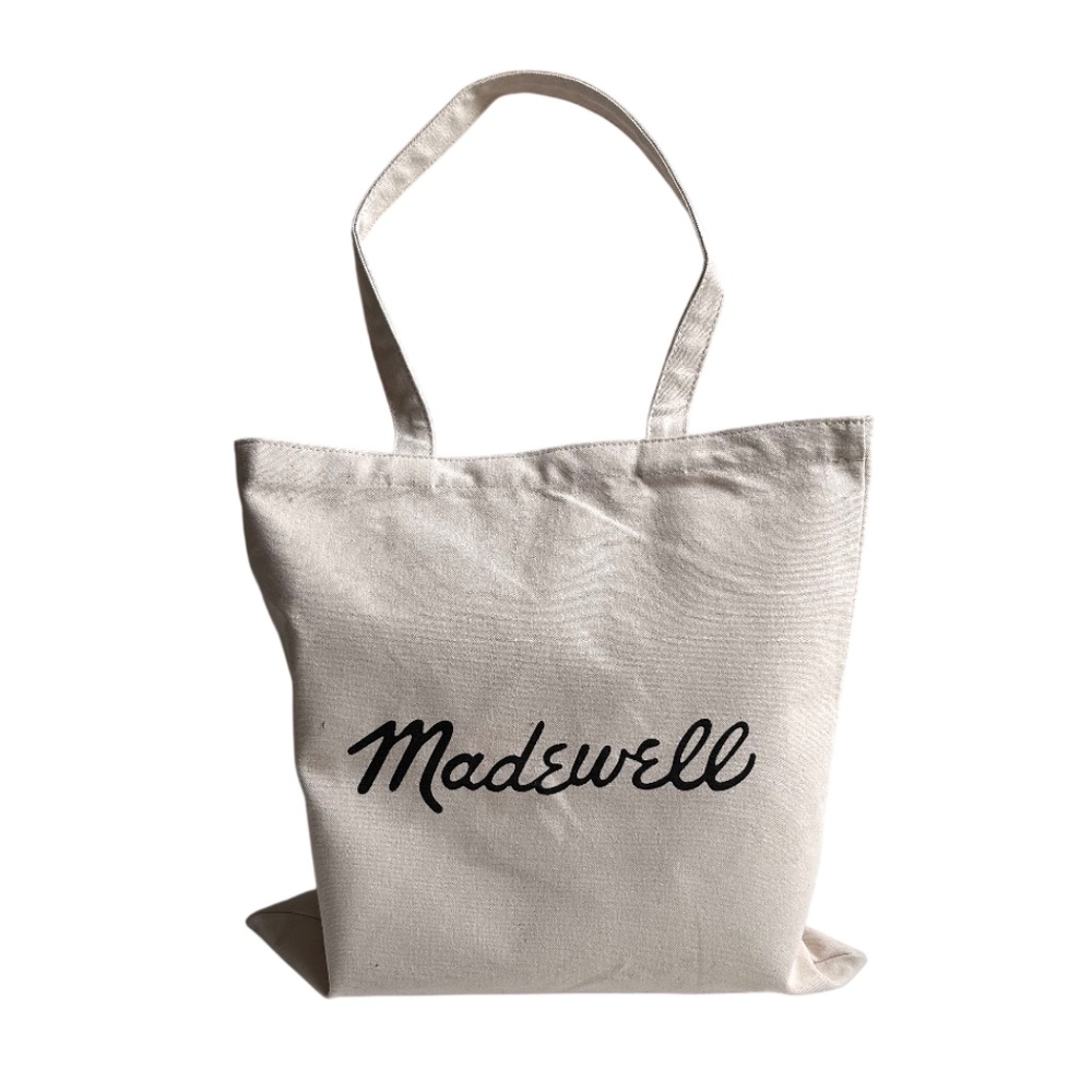 NWOT Madewell Natural Canvas Do Well Shopping Tote Bag